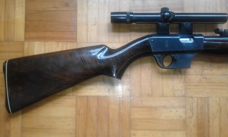:helicopter: Carabina Unique X51Bis, calibre 22 Lr, buen estado general, estriado perfecto, con cañon 11