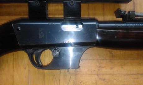 :helicopter: Carabina Unique X51Bis, calibre 22 Lr, buen estado general, estriado perfecto, con cañon 40