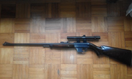 :helicopter: Carabina Unique X51Bis, calibre 22 Lr, buen estado general, estriado perfecto, con cañon 52