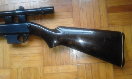 :helicopter: Carabina Unique X51Bis, calibre 22 Lr, buen estado general, estriado perfecto, con cañon 51