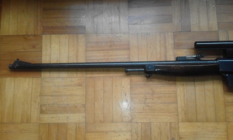 :helicopter: Carabina Unique X51Bis, calibre 22 Lr, buen estado general, estriado perfecto, con cañon 50