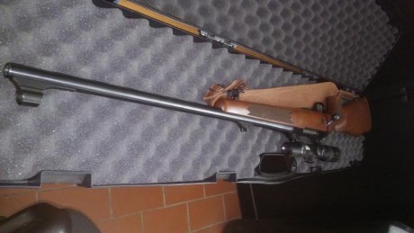 Vendo Shako hunter cal. 375 
con correa portafusa  y conector correa rápido
visor kales helia 1.1-4X24
monturas 02
