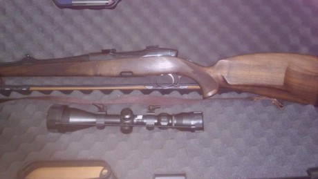 vendo malincher 30-06 
correa portafusa 
visor kahles 1.5-6X42
sistema de montaje rápido del visor para 00