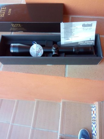 vendo visor bushnell elite 4200 2.5-10x50 con reticula iluminada en segundo plano focal,tubo de 30.
hecho 02