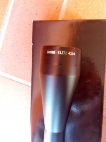 vendo visor bushnell elite 4200 2.5-10x50 con reticula iluminada en segundo plano focal,tubo de 30.
hecho 10