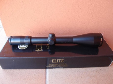 vendo visor bushnell elite 4200 2.5-10x50 con reticula iluminada en segundo plano focal,tubo de 30.
hecho 20
