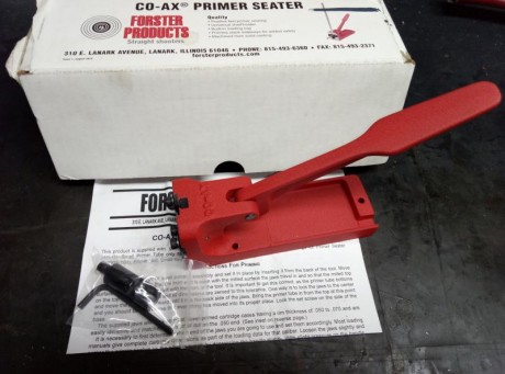 *VENDIDO*EMPISTONADOR FORSTER Co-ax. NUEVO A ESTRENAR,   80€.
Pago por transferencia o Paypal (Preferiblemente 00