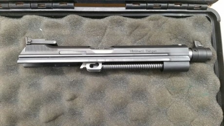 VENDIDA pistola Sig ,modelo p-210 5" ,calibre 9 Pb , con miras regulables originales ,cachas NILL 00