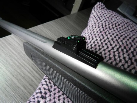 Precioso monotiro de última generación. Cañón de 20" flutado con acabado en acero inoxidable. Rosca 01