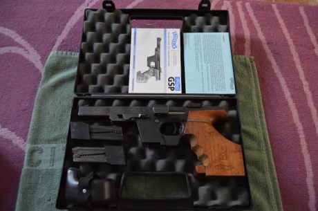 por haber comprado una GSP EXPERT nueva, pongo a la venta esta WALTHER GSP del calibre 32 WC.
se encuentra 02