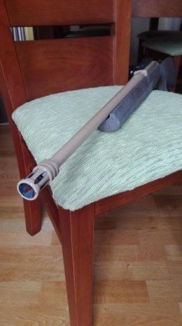 Culata Hogue, rail Warne UTG, pintura color Tan antioxidante aplicada por electolisis, bocacha M4, retenida 32