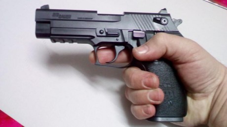 Hola a todos, se vende esta pistola de la marca Sig-Sauer, modelo: Mosquito, calibre: 22Lr. Dos cargadores 00