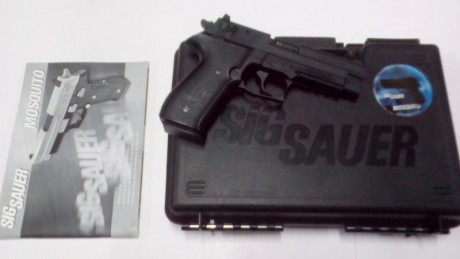 Hola a todos, se vende esta pistola de la marca Sig-Sauer, modelo: Mosquito, calibre: 22Lr. Dos cargadores 12