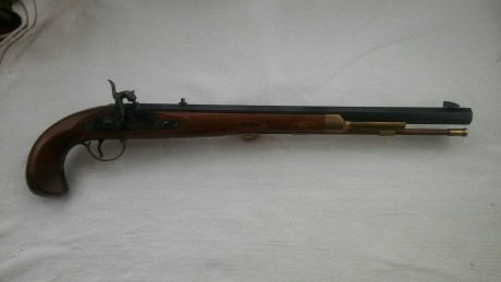 Se vende "Pistolón" BOUNTY de Pedersoli, cal.45, de pistón.
En ESTADO DE ESTRENO.
No es un arma 00