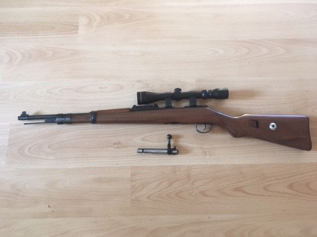 Hola a todos.
Pongo a la venta una carabina de cerrojo marca Norinco jw 25, calibre 22. 
Comprada en 2011, 00