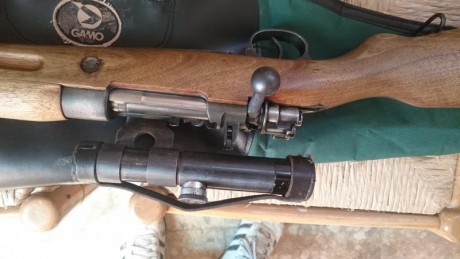 Buenas, mi amigo José Antonio vende un cetmetón FR8, calibre 308, año 1953, fabrica La Coruña, con monturas 01