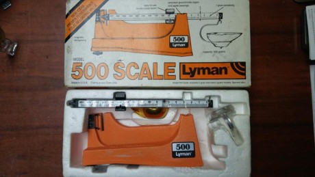 Vendo bascula Lyman por no usar. Su precio son 50 € más portes.

 Bascula.jpg  00