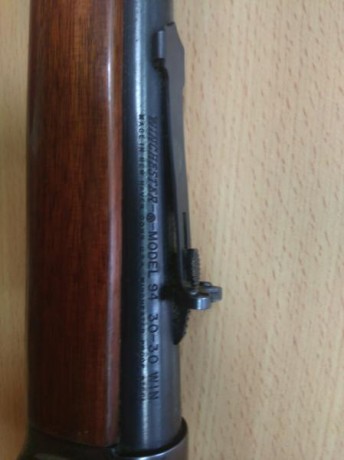 Vendo mi Winchester 30.30 de palanca porque no le doy uso.

Es el clásico modelo 94, del año 1979.
El 10