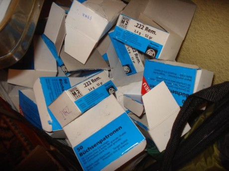 Hola,

Vendidas las mil vainas RWS del calibre .222R especiales para tiro al blanco con un solo tiro y 40