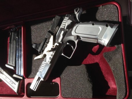 VENDO PISTOLA TANFOGLIO DE CALIBRE 38. ADECUADA PARA IPS, EQUIPADA CON VISOR LASER ROJO Y VARIOS CARGADORES.
PRECIO: 00