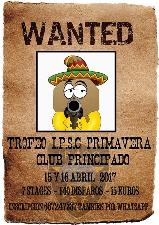 Próxima Competición: Trofeo Primavera.
CLUB PRINCIPADO- Oviedo - Asturias.
Fecha: 15 y 16 de Abril.
Horario:Briefing 00