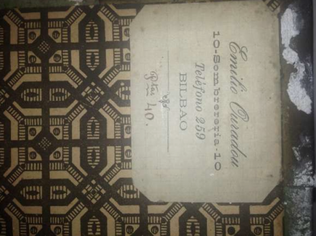 Ofrezco el cambio de un libro mayor GONTHIER-DREYFUS de "Sombrerería Emilio Ouradou" sita en 01