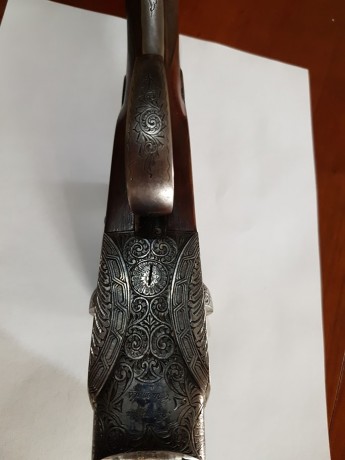 Me han regalado un familiar una escopeta paralela, de calidad, marca "GRUMOLS"  y en un lateral, 72