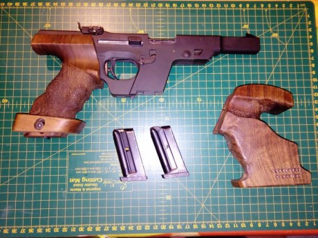 Vendo arma corta walter Gsp 22lr tiro olímpico, por cese de actividad, agrupa perfecto, es el modelo ligero 00