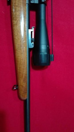 Hola, vendo carabina del calibre 22 lr marca SAKO modelo P54 a cerrojo con cargador de seis tiros, madera 01