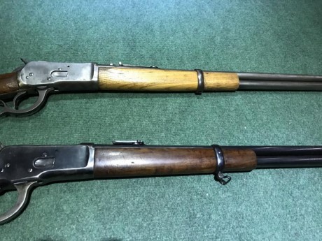 Por dejar la afición voy a ir desprendiendome de los juguetes.
Vendo winchester y tigre, guiado en "D", 21