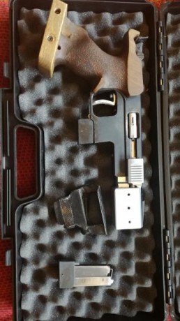 VENDIDA
Hola
pongo a la venta esta pardini,lleva dos cargadores,maletin y recoge vainas.
Esta guiada en 01