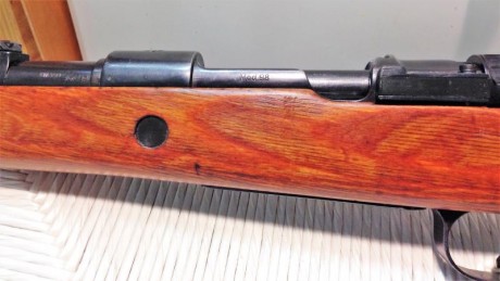 Se vende Mauser k98K Alemán de captura Yugoslava en perfecto estado de conservación y de tiro, maderas 01