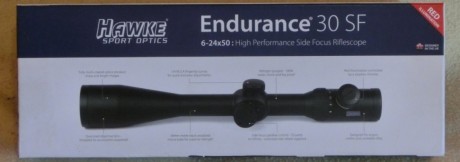 Saludos al foro.

Pongo en venta este visor Marca Hawke modelo Endurance 30 SF – 6-24x50 IR.
Montado siempre 02