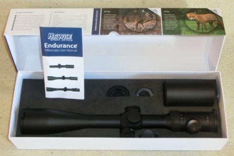 Saludos al foro.

Pongo en venta este visor Marca Hawke modelo Endurance 30 SF – 6-24x50 IR.
Montado siempre 00