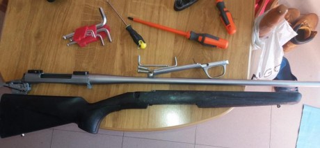 Hola a todos. 

Os voy a contar mi experiencia con los rifles con acabados sintéticos, a ver si me podéis 22