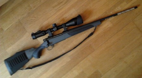    Rifle “Weatherby” Vanguard Series 2 sintético Sub Moa, con bases "Warne", calibre 7 mm. Rem. 02