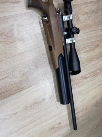 VENDO CARABINA DAYSTATE AIRWOLF MCT CALIBRE 5,5, CON VISOR VIPER MCT. EQUIPO IMPECABLE.. CON MODERADOR 02