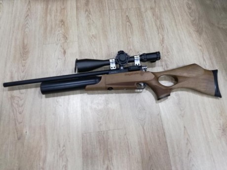 VENDO CARABINA DAYSTATE AIRWOLF MCT CALIBRE 5,5, CON VISOR VIPER MCT. EQUIPO IMPECABLE.. CON MODERADOR 10