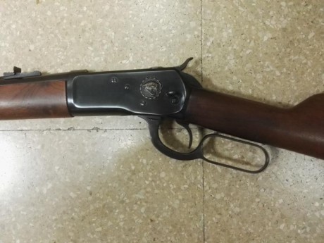 Vendo RIFLE marca AMADEO ROSSI cal.38, en perfecto estado de conservación. 
No lo he utilizado practicamente. 01