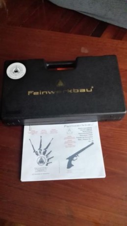 Vendo pistola  Underhammer Feinwerkbau  History 1 , calibre 36  , arma de suma precision y para hacer 00