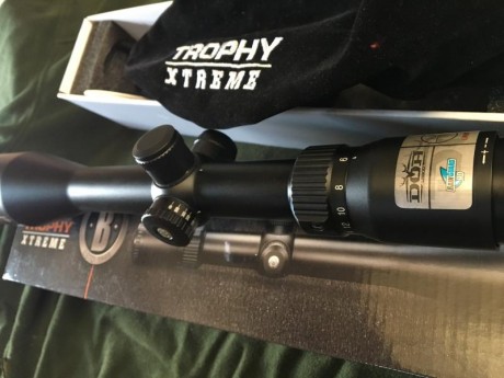 En su caja original sin usar, comprado hace un mes, estado 100% nuevo. Reticula DOA 800 .
Torretas con 11