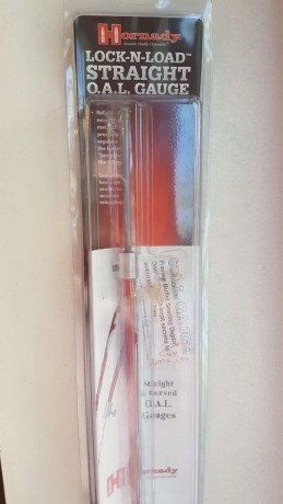 Vendo medidor de distancia a estría OAL Gauge recto de Hornady, para rifle de cerrojo.
Está completamente 00