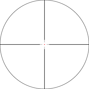 Vendo visor de batida Vortex 1-4x24 Crossfire II con retícula V-Brite con punto rojo iluminado, con once 02