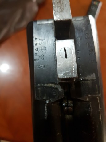 Me han regalado un familiar una escopeta paralela, de calidad, marca "GRUMOLS"  y en un lateral, 130