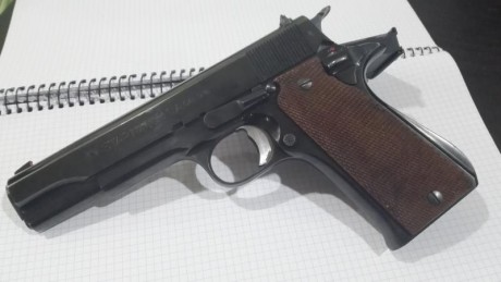 Un amigo me pide ponga en venta su pistola marca STAR ( B. Echeverria) SA.
EIBAR.  Calibre 9mm, estado 11