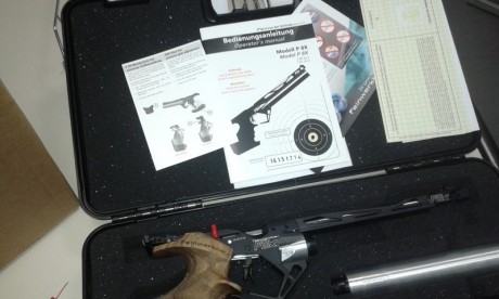  Buenos Días...
Pongo a a la venta mi arma de aire...
STEYR LP10 ELECTRONICA, en perfecto estado con cacha 62