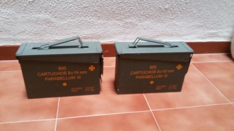 Caja metálica de munición, ideal para guardar tu munición o cualquier cosa, totalmente estanca sus medidas 02