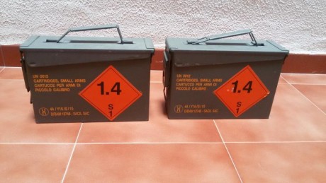 Caja metálica de munición, ideal para guardar tu munición o cualquier cosa, totalmente estanca sus medidas 01