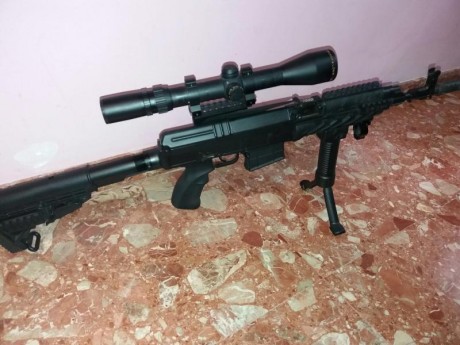 Hola a todos,

Pongo a la venta este rifle VZ58 semi automático en calibre 222, tiene menos de 200 disparos 00