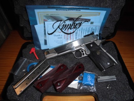 Hola compañeros,
  VENDIDA   Pongo en venta esta Kimber Gold Match II en acero inox y calibre 9mm, la 00